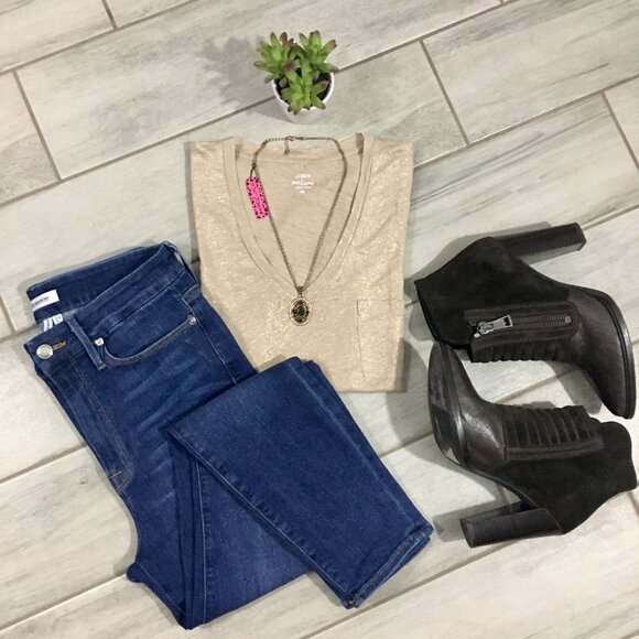 All Saints Crocodile Embossed Ankle Boots – Like New - Picture 7 of 12